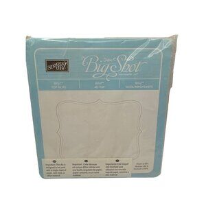 Stampin Up Sizzix Big Shot Bigz Top Note Die 5.5 x 6 x 0.625 for Paper Crafting